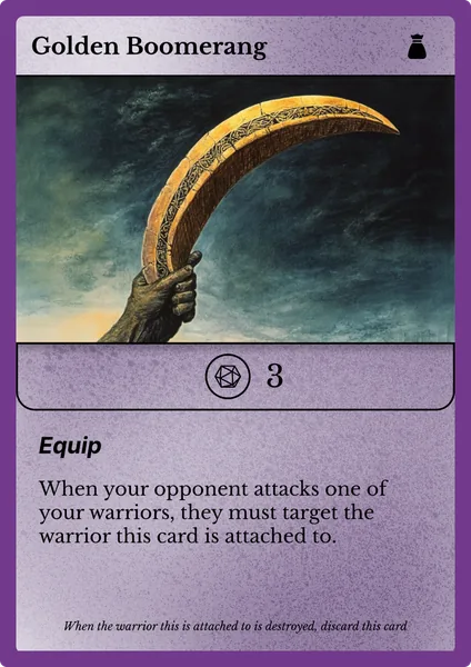 Golden Boomerang